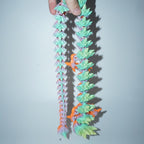 Green/Blue/Orange Articulated Dragon Large - 130g, 60cm