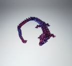 Purple Silk Articulated Dragon - Small