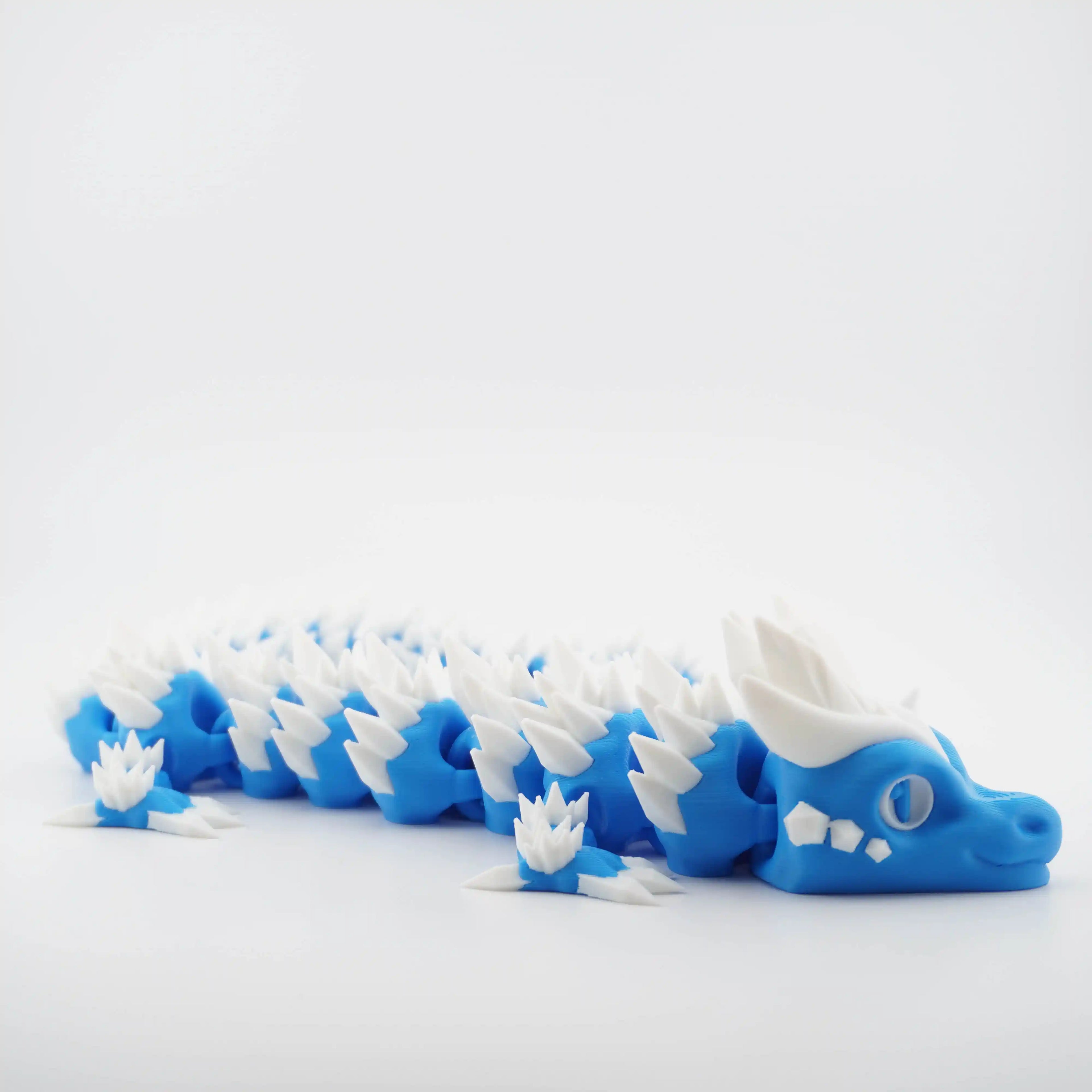 Blue Articulated Dragon Large - 130g, 60cm