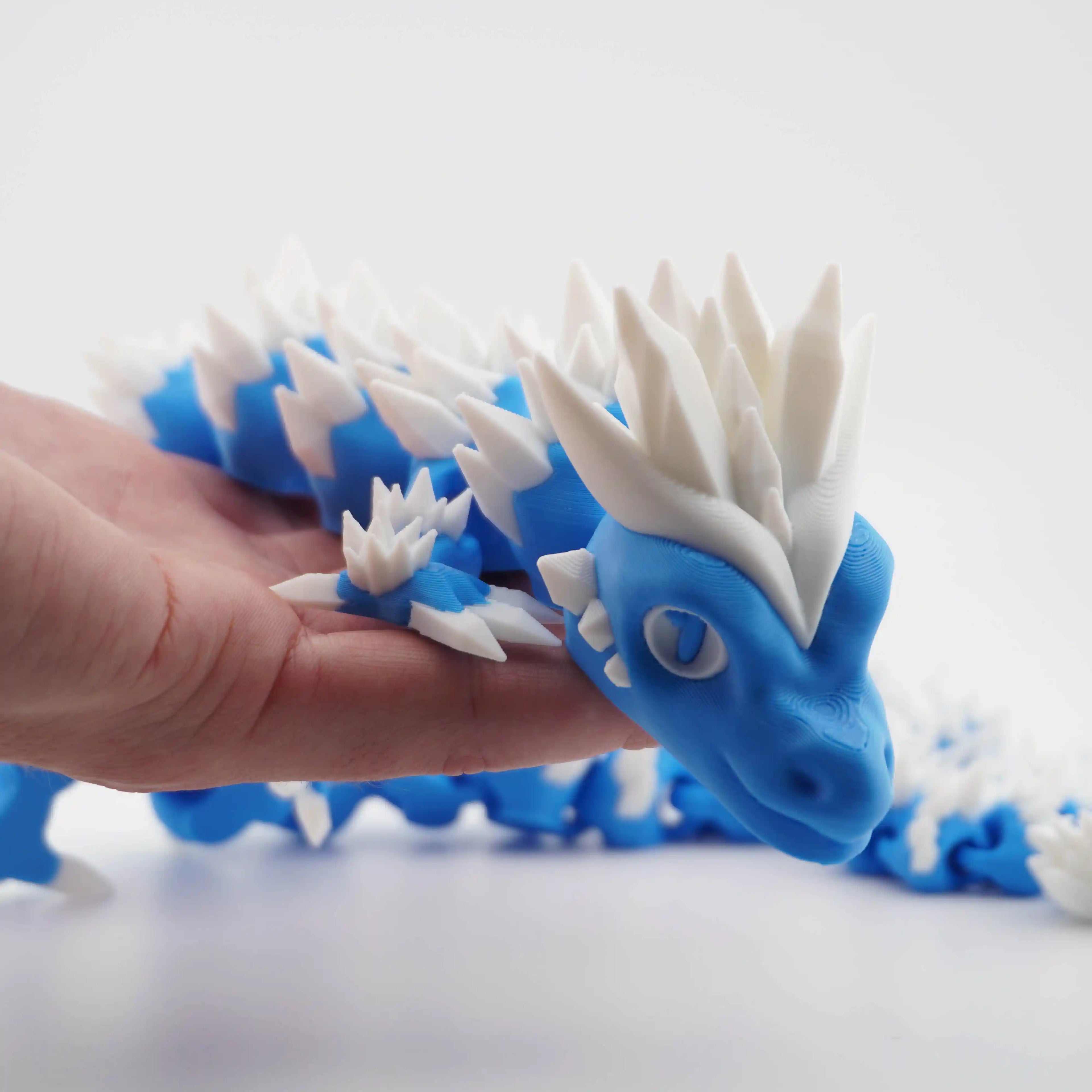 Blue Articulated Dragon Large - 130g, 60cm